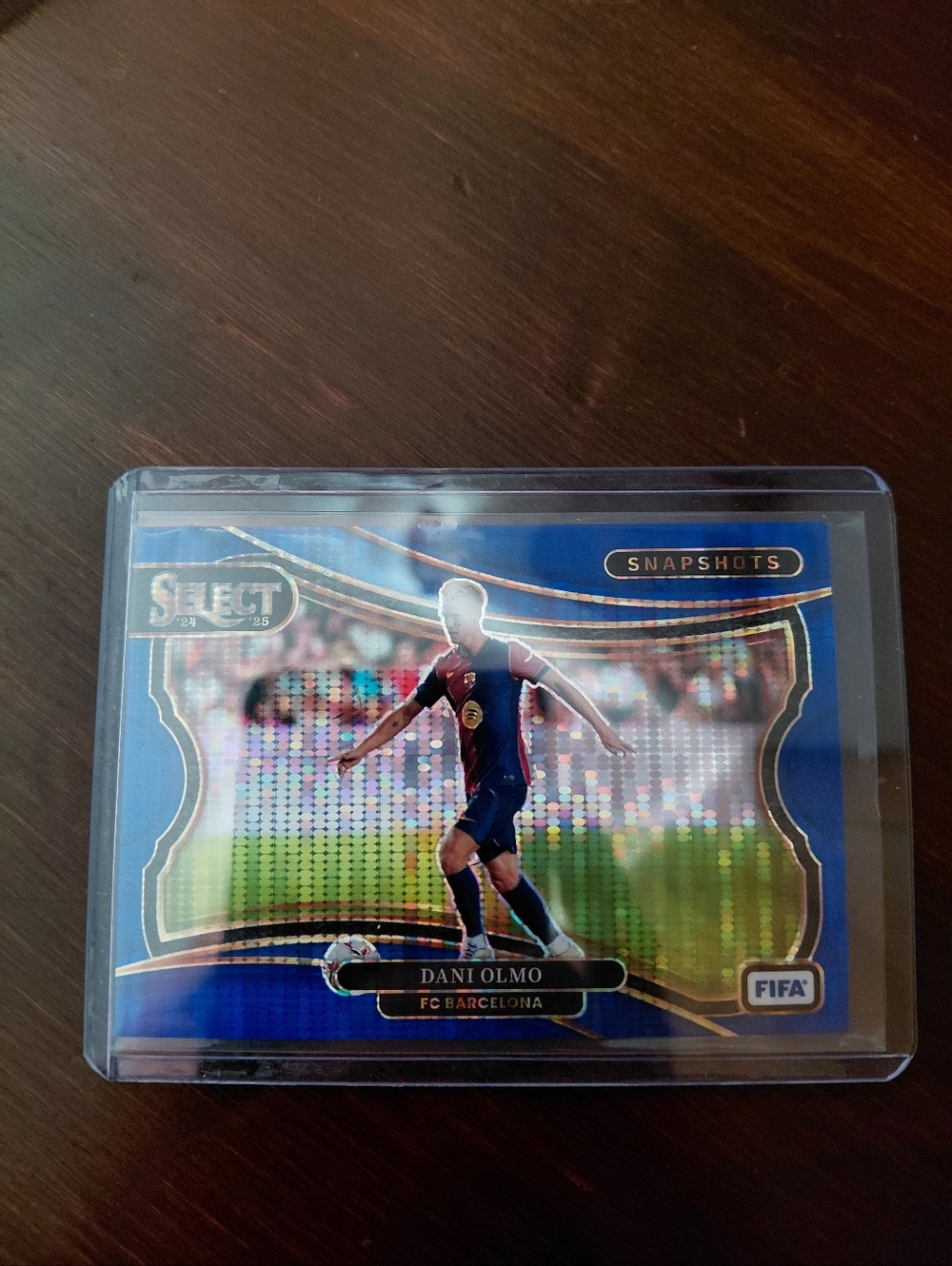 Panini Select Dani Olmo Blue Gold Soccer Card